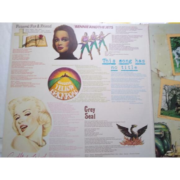 Elton John Goodbye Yellow Brick Road 1978 Vinyl LP Record Album COLORED Ltd Hype - Picture 8 of 10